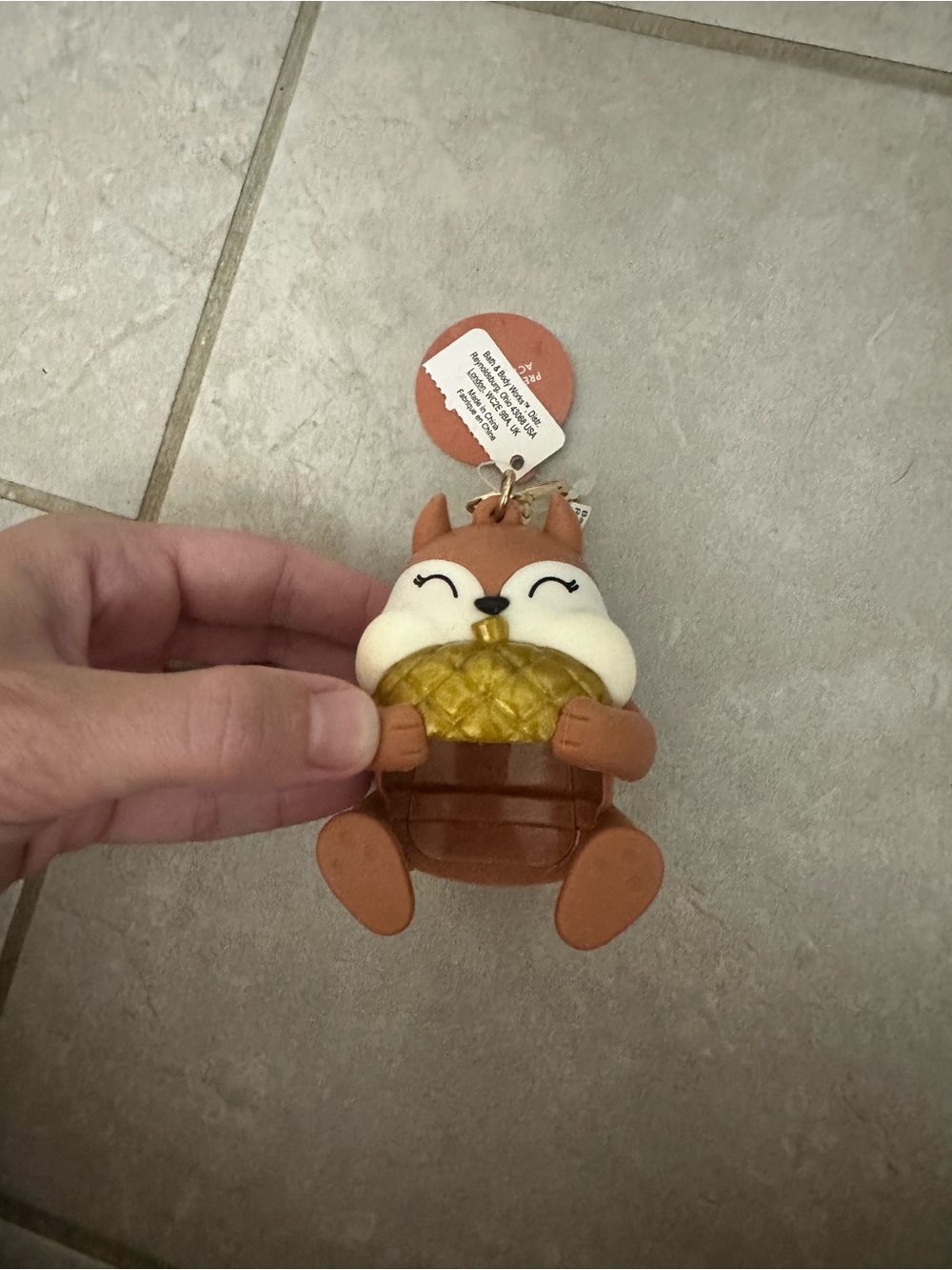 New bath and body works germ x holder- Squirrel Keychain Bag